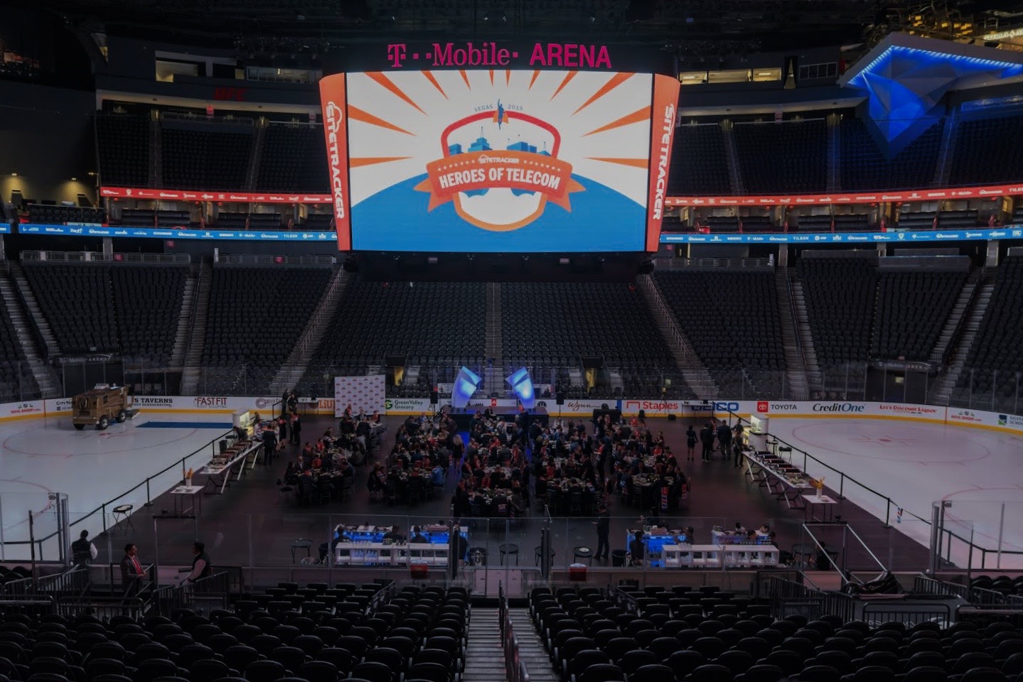 T-Mobile Arena center ice