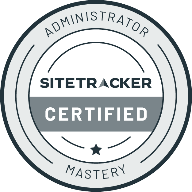 Sitetracker certification badge - administrator mastery 