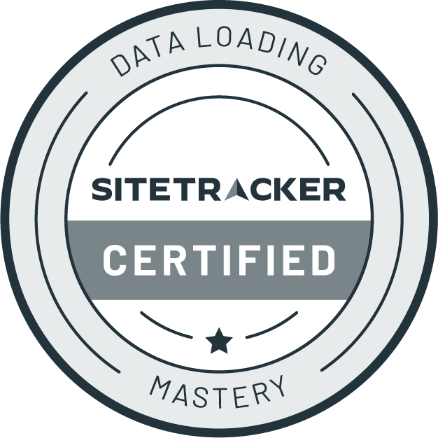 Sitetracker certification badge - data loading mastery