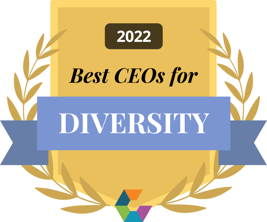 Award badge for Best CEOs for Diversity