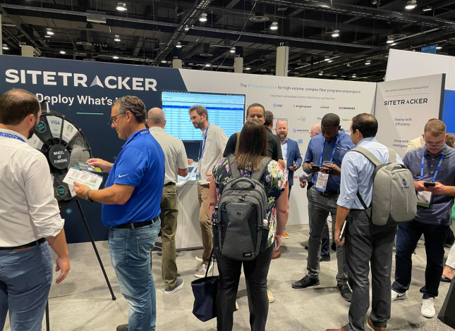 Fiber Connect 2023 Sitetracker Booth