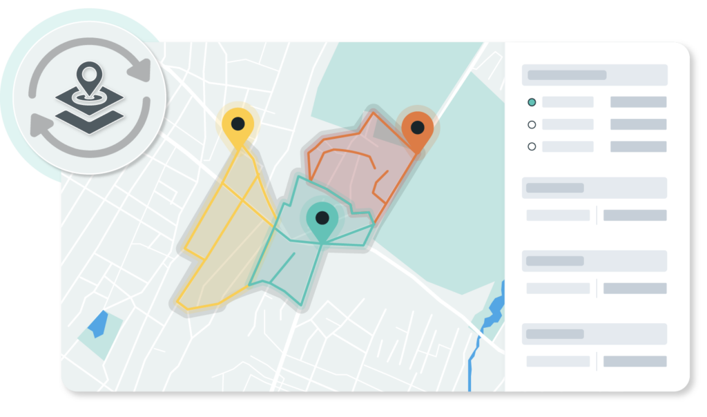 Sitetracker GIS Link simple mockup