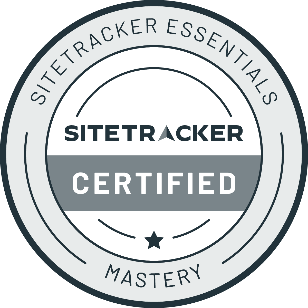 Sitetracker Essentials Certification badge