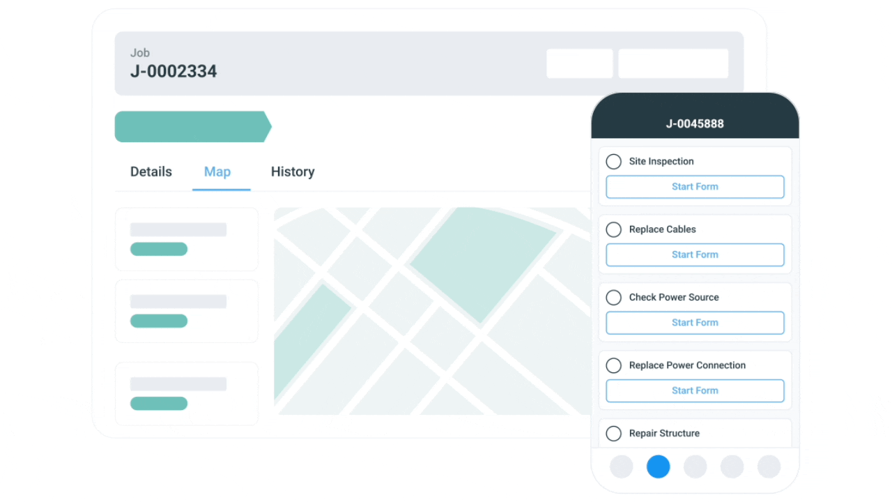 construction management software mockup
