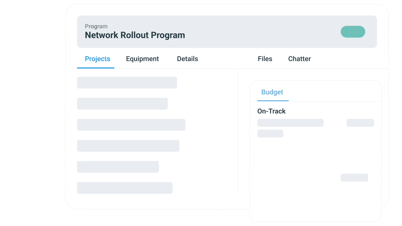 planning software mockup