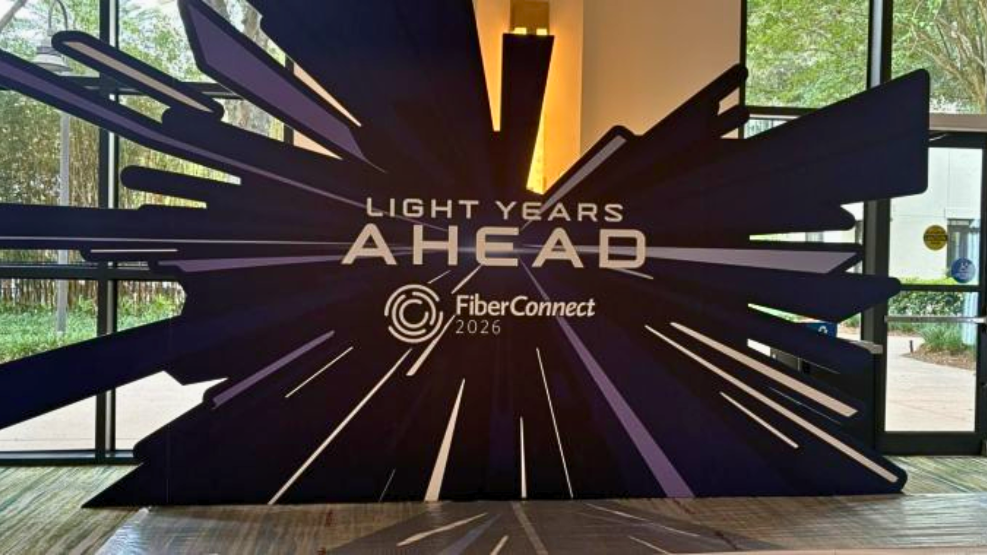 FiberConnect 2026 banner that says Light Years Ahead
