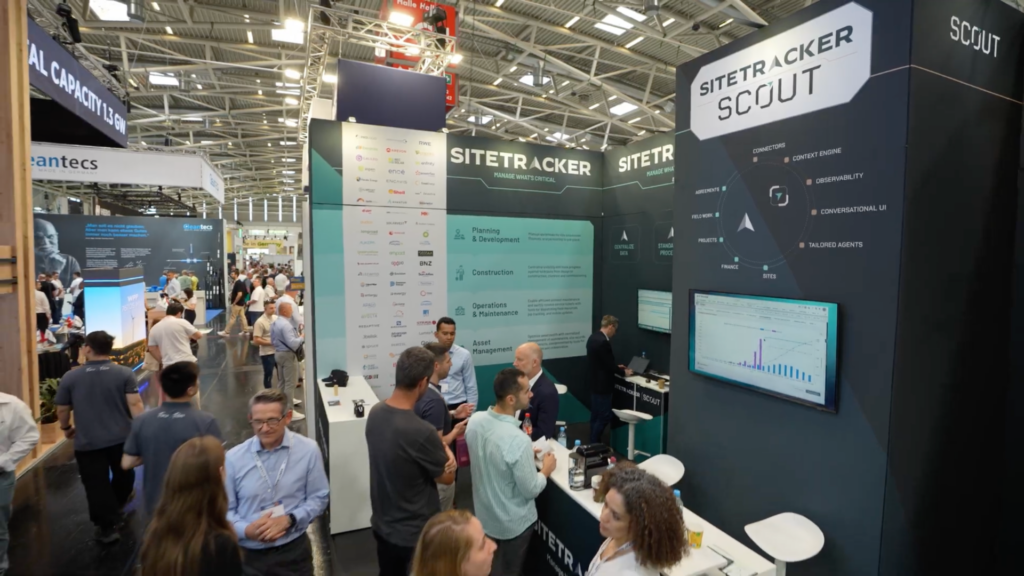 Sitetracker Scout booth at PES Solar